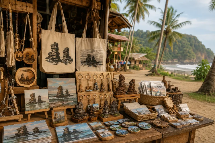 Produk Suvenir Desa Sawarna Bertema Tanjung Layar